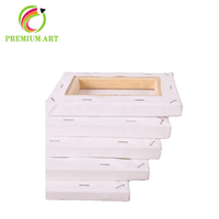 Vente en gros de toile de coton peinture à l'huile sur toile vierge cadre en bois cadres d'art sur toile tendue
