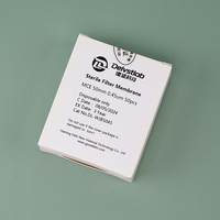 Delvstlab Filtre stérile MCE Membrane Grillé Filtre Papier Laboratoire
