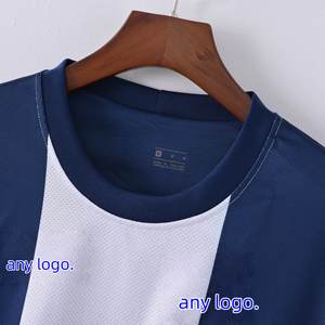 Maillot Rétro <span class=keywords><strong>Paris</strong></span> <span class=keywords><strong>Saint</strong></span>-<span class=keywords><strong>Germain</strong></span> Bleu-Blanc-Rouge Classique avec Service OEM et Technique de Découpe Automatisée - Product Image 2