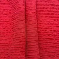 Tissu jacquard tricoté élastique froissé Qianqianye, texture douce pour la peau, motif ondulé, tissu de base pour haut