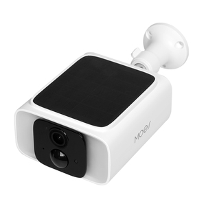 Cámara Inteligente MOES Tuya WiFi <span class=keywords><strong>de</strong></span> Doble Banda 2.4GHz 5GHz con Panel Solar Integrado, Resistente al Agua IP65, Monitoreo por Aplicación, Compatible con Alexa y <span class=keywords><strong>Google</strong></span> Home - Product Image 1
