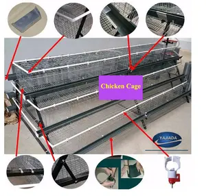 Poultry Farm Equipment H Frame Chicken Layer Cages for Chicken Broilers and Baby Chicks