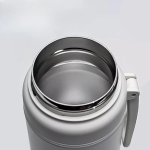 High-color large-capacity water <b>cup</b> with tea compartment, <b>stainless</b> <b>steel</b> vacuum insulated portable <b>cup</b>, leak-proof - Product Image 2