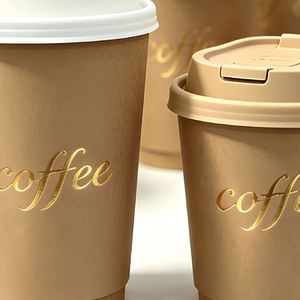 Vaso de Papel Desechable de Doble Pared con Impresión Personalizada para Llevar, 8oz 10oz 12oz 16oz, con Tapas para Bebidas Calientes - Product Image 6