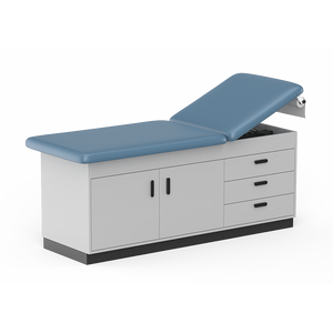 Table de traitement de <span class=keywords><strong>lit</strong></span> de massage <span class=keywords><strong>d</strong></span>'examen médical de style <span class=keywords><strong>d</strong></span>'armoire en bois de version plate 3 tiroirs 2 portes hôpitaux nommés - Product Image 5