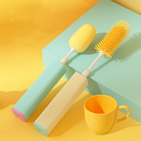 Brosse électrique pour bouteille d'eau DS2039, brosse de nettoyage pour gobelet amovible, éponge de nettoyage pour bouteille, brosse pour biberon
