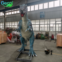 Équipement de parc à thème extérieur, modèle de dinosaure animatronique, statue, installations, dinosaure animatronique électrique