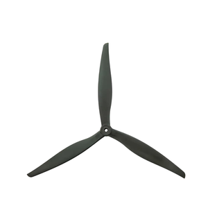 Système d'hélices de drone multirotor en fibre de verre et nylon à 3 pales de 14 pouces April International 1410-3 pour navires RC, noir, CW/CCW - Product Image 3