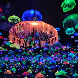 HFBH Exterior LED Farolas Radiante Festivo Navidad Halloween <span class=keywords><strong>Guirnalda</strong></span> Pantalla IP65 Motivo Luz Noche Hogar Paisaje - Product Image 1