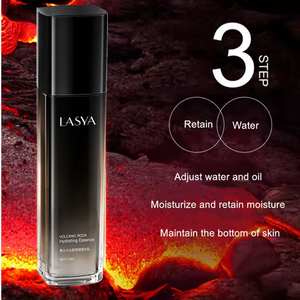 Ensemble de soins de la peau Lasya Men 3 pièces, essence hydratante à base de roche volcanique, huile régulatrice de sébum, nettoyant visage hydratant, crème pour le visage pour homme - Product Image 4