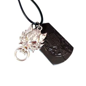 Collar de Anime <span class=keywords><strong>Final</strong></span> <span class=keywords><strong>Fantasy</strong></span> de 2 Piezas, Joyería con Colgante de Metal - Product Image 2