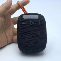 Nouveau WIND3S pour système audio portable étanche avec subwoofer 5W, idéal pour le sport, le cyclisme et les activités de plein air, avec porte-carte et mousqueton