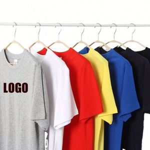 High Quality 100%Cotton US Size T-<b>shirt</b> Customize Digital Printing logo 180gsm Men Plain O-neck Tshirt Custom t <b>Shirt</b> - Product Image 2