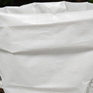 Sac tissé en PP blanc, matière vierge, 20kg 25kg 50kg pour farine de blé avec cordon de serrage, exportation vers la Turquie et la Jordanie - Product Image 3