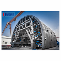 Chariot hydraulique robuste pour le revêtement de tunnels, coffrage automatique autopropulsé en béton pour projets routiers et ferroviaires