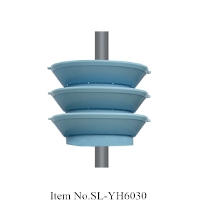 <span class=keywords><strong>Jardinière</strong></span> modulaire empilable <span class=keywords><strong>en</strong></span> <span class=keywords><strong>plastique</strong></span> pour lampadaires, aménagement urbain et présentation florale - Product Image 2