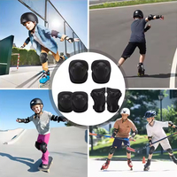 Kit de 6 Piezas de Coderas y Rodilleras Deportivas para Niños para Patineta, Skate y Bicicleta Eléctrica