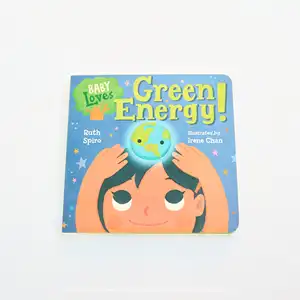 Custom Design Printing Autism Sensory Educational Toy Education Version Baby Gift Busy Activities Board Book green energy