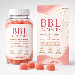 Gummies <span class=keywords><strong>Énergétique</strong></span>s Bio Sans Gluten pour Femmes avec 2500mcg de Biotine, Maca, Fenugrec et Peptides de Collagène pour le Soutien Immunitaire - Product Image 1