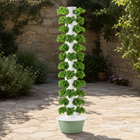 Système hydroponique vertical à 12 étages pour cultiver 48 légumes, 30L