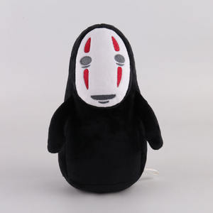 <span class=keywords><strong>Hayao</strong></span> <span class=keywords><strong>Miyazaki</strong></span> et Chihiro homme sans visage jouets en peluche 10/20cm esprit loin sans visage mâle en peluche poupée pendentif poupées - Product Image 6