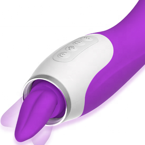 Vibrator lidah listrik, cangkir isap vagina payudara, Vibrator Oral, <span class=keywords><strong>Stimulator</strong></span> orgasme seksi bergetar ganda - Product Image 4