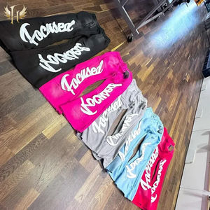 Hoodie Pria Model Streetwear, Cetak 3D, Tanpa Kantong, Tanpa Tali Serut, Potongan Longgar, Model Kotak, Efek Acid Wash - Product Image 3