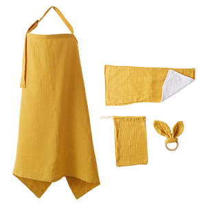 Couverture <span class=keywords><strong>d</strong></span>'<span class=keywords><strong>allaitement</strong></span> en mousseline Couverture <span class=keywords><strong>d</strong></span>'<span class=keywords><strong>allaitement</strong></span> pour bébé Respirant 100% Coton <span class=keywords><strong>Tablier</strong></span> multi-usage <span class=keywords><strong>avec</strong></span> <span class=keywords><strong>cerceau</strong></span> pour mère Couverture <span class=keywords><strong>d</strong></span>'<span class=keywords><strong>allaitement</strong></span> - Product Image 3