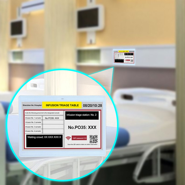 E Ink Esp 32 Modul 7.5 Inch E-Paper Electronic Ink Screen Intelligent Medical Identification Sign Hospital E-Ink Display Screen
