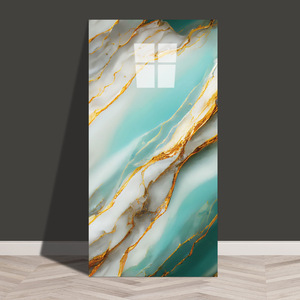 JoyShine Factory – Nouveauté : Carrelage mural auto-adhésif en PVC, design géométrique moderne, effet marbre européen, étanche, à peler et coller - Product Image 5