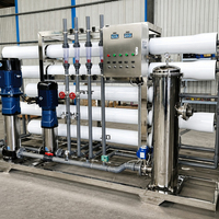 Système de filtration d'eau par osmose inverse (RO) à haut débit, efficace, fourni par l'usine, pour le traitement de l'eau potable en bouteille