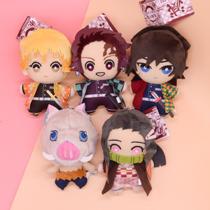 Botu Wholesale Custom 15cm Demon Slayer Plush <strong>Dolls</strong> Soft Kawaii Anime Tomioka Giyu Kamado Tanjirou Kamado Fans Gifts Plush Toys - Product Image 1