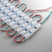 Module LED RGB 12V 1,2W SMD 3030 avec puce WS2811 programmable, étanche IP68, Ra90, garantie 3 ans pour enseignes lumineuses publicitaires