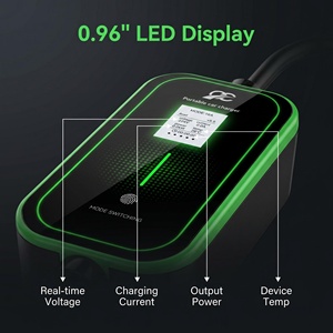 Cargador Portátil para Vehículos Eléctricos Tipo 2 Americano de 7kw, 60HZ, Enchufar y Usar, Corriente de Pantalla Ajustable de 6-32A - Product Image 4