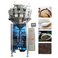Sachets d'emballage VFFS entièrement automatiques de haute qualité pour snacks, biscuits, pâtisseries, chocolat, avec 3 soudures latérales, en papier et aluminium, pour petits aliments