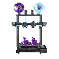 Sovol 3D multifonction indépendant double entraînement direct extrudeuse de métal SV04 IDEX imprimante 300x300x400mm mise à niveau automatique carte silencieuse