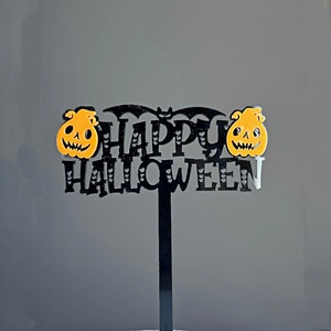 Honey And Sweetness Halloween <b>Acrylic</b> Cake Decorations 1.3mm Thick Props For Party Venue Setup - Product Image 3