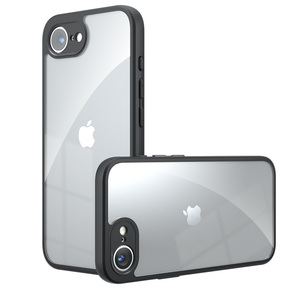 Custodia Antiurto Ultra Sottile per Apple <span class=keywords><strong>iPhone</strong></span> 17e / 16e / <span class=keywords><strong>SE</strong></span> con Cornice Morbida in TPU e Retro Trasparente Opaco in PC - Product Image 2