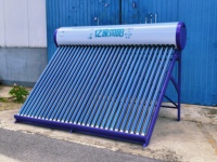 Calentador de Agua Solar de Tubos de Vacío de Venta Caliente, Sistema de Calentamiento Solar de Acero Inoxidable, Adecuado para Hoteles y Uso en Exteriores