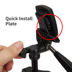 Venta al por mayor trípodes Jmary KP2205 para celular trípode de cámara de aluminio portátil soportes trípode de teléfono soporte móvil - Product Image 6