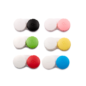 Estuche para Lentes de Contacto de PP <span class=keywords><strong>con</strong></span> Patrón Sólido, Estuche para Almacenamiento de Gafas, Material Plástico de Forma Irregular Chanxin - Product Image 1