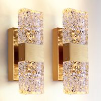 TSINYE appliques murales noir salon chevet or lampe éclairage moderne appliques applique lampes luminaire Pack appliques murales