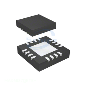 Circuit intégré à puce de gestion de l'alimentation (PMIC) MAX6887QETE+ IC SUPERVISOR 6 CANAUX 16TQFN en stock - Product Image 1