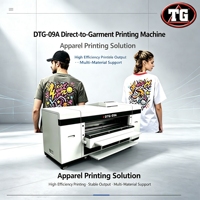 Impresora DTG (Direct To Garment) fácil de usar, con salida de color vibrante para diseños personalizados en diversos textiles.