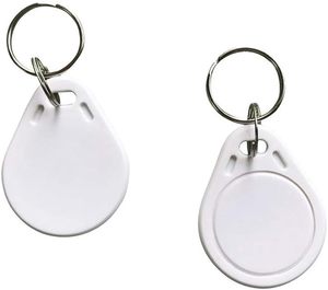 125KHz RFID Key Fob Contactless Black <strong>Keyfob</strong> <strong>Proximity</strong> ID Keychain Tag for Door Lock <strong>Access</strong> Control System - Product Image 2