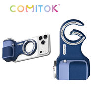 Support de Prix Agent OEM COMITOK Poignée de Caméra pour Smartphone avec Support Magnétique pour Télécommande Portée 20m Utilisation sur Bureau