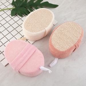 Éponge de bain en loofah naturelle écologique en gros d'usine, éponges et brosses exfoliantes pour le corps en <span class=keywords><strong>sisal</strong></span> et chanvre, forme ovale simple pour le dos - Product Image 5
