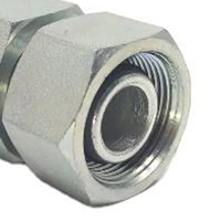 Penjualan Terbaik Parker GZ adaptor tabung lurus gabungan putar dengan mur putar 3c/fitting pipa baja 3d