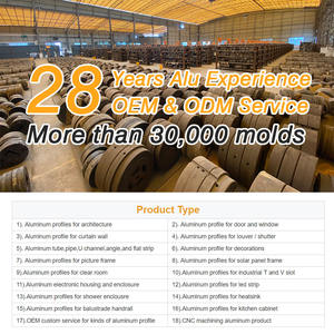 ZHONGLIAN OEM fabbrica certificazione <span class=keywords><strong>Standard</strong></span> internazionale 6063 profilo in alluminio anodizzato estruso - Product Image 2