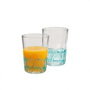 Verres à boire transparents en borosilicate faits à la main de 340 ml, sans plomb, pour whisky, eau, jus, réutilisables, en gros - Product Image 2